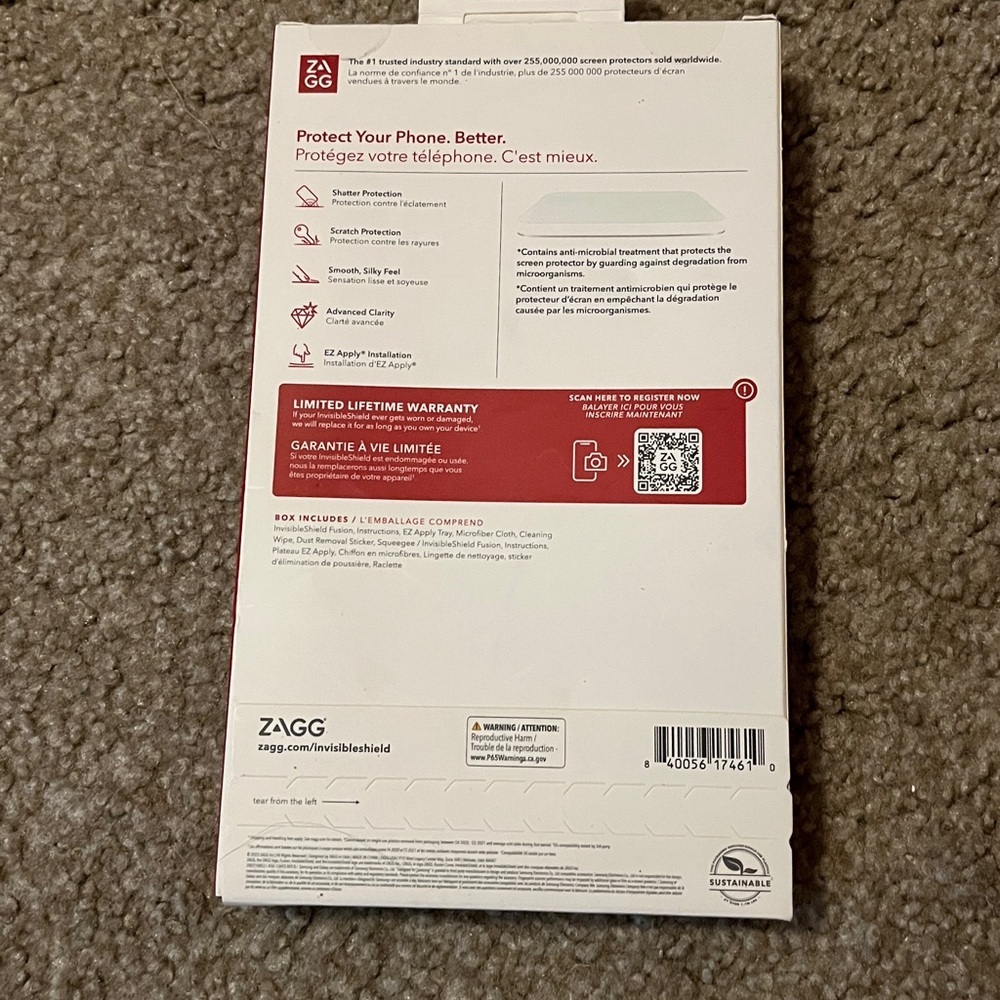 ZAGG Fusion Screen Protector for Samsung Galaxy S23+ - Clear - Picture 5 of 5